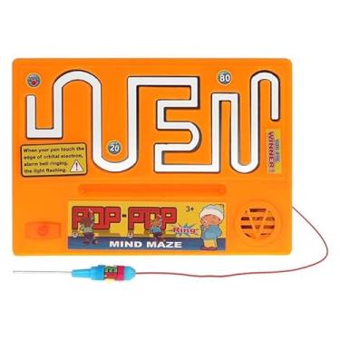 Imagem de Jogo de Mesa Infantil Passa Passa Eletrizante, Plástico, 25x20x15 cm, Interativo com Luz e Som, 2-4 Jogadores, 4 Anos ou Mais (Laranja)