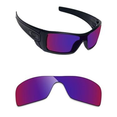Imagem de Alphax Lentes de reposição Midnight Indigo espelhadas não polarizadas para óculos de sol Oakley Radar Plate OO9495D