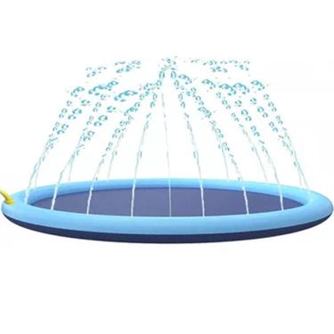 Imagem de Piscina Tapete Chafariz Inflavel Cachorro Pet Criança Animais Agua 