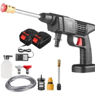 Imagem de Lavadora Portatil Alta Pressão Sem Fio Duas Baterias 48v Recarregável