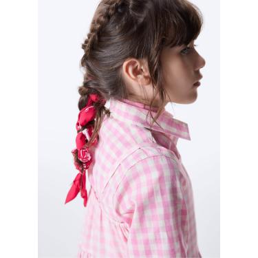 Imagem de Vestido Xadrez Rosa Menina Hering