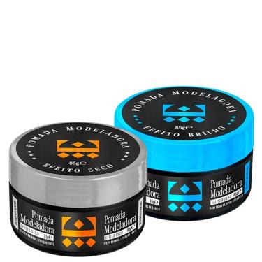 Imagem de Kit Pomada Efeito Seco + Efeito Brilho Embaixador 85G