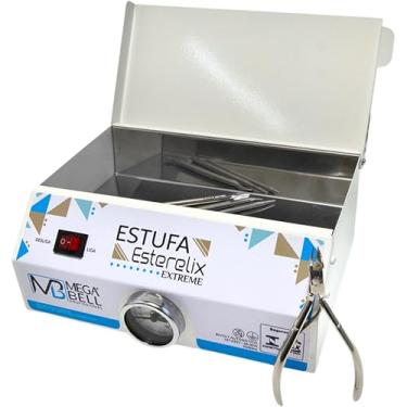 Imagem de Mega Bell, Estufa esterilizadora para manicure e pedicuri, Exterilix Extreme, Com Inmetro, Bivolt, branca