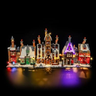 Imagem de YEABRICKS LED Light for Lego-76457 Harry Potter Hogsmeade Village – Collectors' Edition Building Blocks Model (Building Set NOT Included)