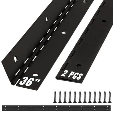 Imagem de Dobradiça de piano resistente preta de 91 cm