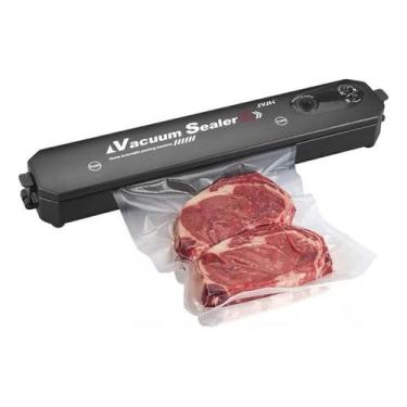 Imagem de Seladora A Vácuo Doméstica - Seladora de Alimentos A Vácuo - Semi-automático - Aço Inoxidável