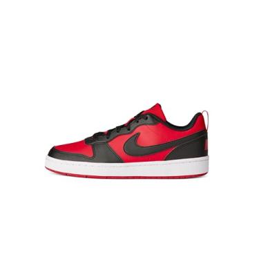 Imagem de NIKE Tênis masculino Court Borough Low Recraft, University Red Black White, 5 UK