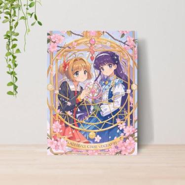 Imagem de Quadro Sakura CardCaptor Anime A4  Placa MDF 11 - Lomi Art