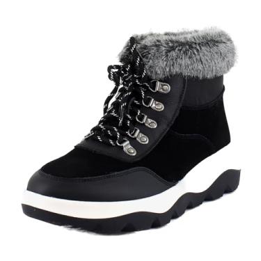 Imagem de Blondo Bota de cano curto feminina Ante, Camurça preta, 36