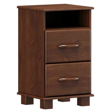 Imagem de Mesa De Cabeceira Com Nicho Ouro - Café