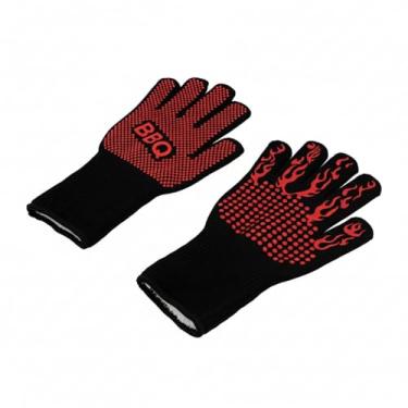 Imagem de Luva Térmica Profissional para Cozinha e Churrasco, Resistente ao Calor, Design Anatômico, com Forro Interno Macio, para Proteção em Altas Temperaturas