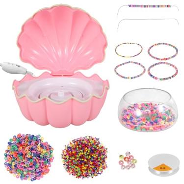 Imagem de Máquina de fazer pulseiras, giratório elétrico de contas, pulseira de velocidade ajustável eficiente para criar colares e pulseiras legais, kit de fabricação de pulseiras para iniciantes, artes e