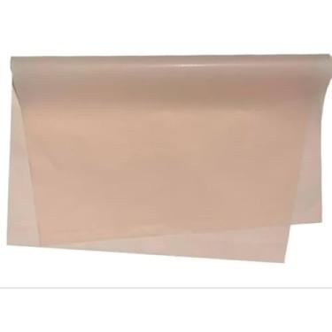 Imagem de Papel de seda 100 folhas, colorido 17,5 x 25 cm - Embalagem de roupas, embalagem de pipas (Creme)