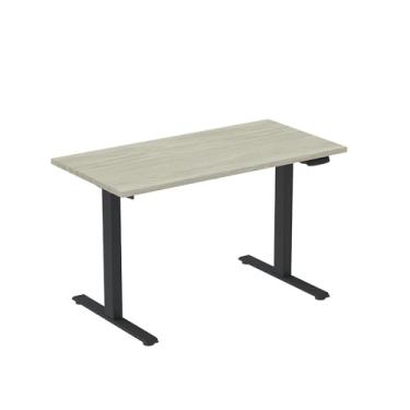 Imagem de Mesa Elevatória Elétrica 1200x600mm Mee1200p25 Nogueira Casablanca/preto