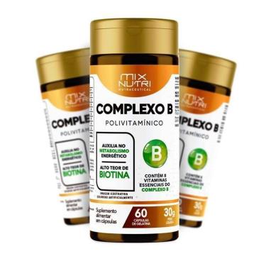 Imagem de Nutraceutical Complexo B - 60 Caps - 30g - Mix Nutri-Unissex