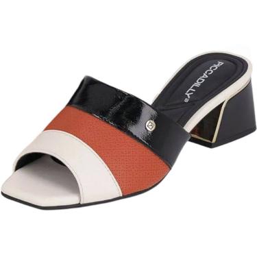 Imagem de Tamanco Feminino Salto Baixo Elegante Conforto Piccadilly