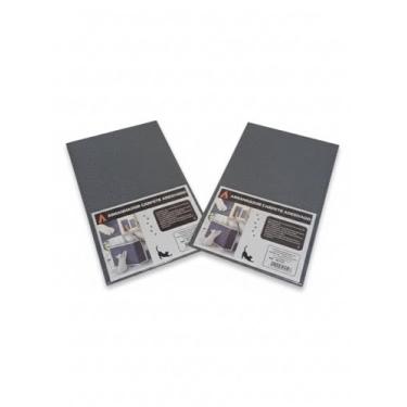 Imagem de Kit com 2 Arranhador Autoadesivo para Gatos 48x30cm Carpete Cinza Protetor de Sofá Parede Cama – Genérico, Resistente, Fácil Aplicação, Evita Arranhões, Ideal Cantos, Pet Shop