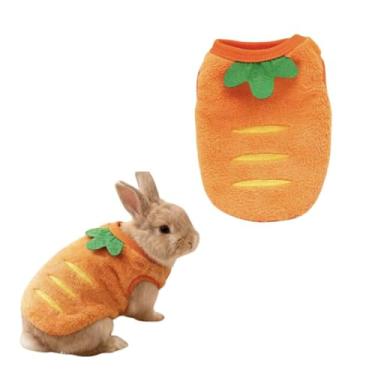 Imagem de Roupas de coelho para coelhos - colete quente de animal pequeno porquinho-da-índia roupas fantasia camiseta macia para coelhos, gatinho, furão, chinchila e outros animais de estimação pequenos (PP)