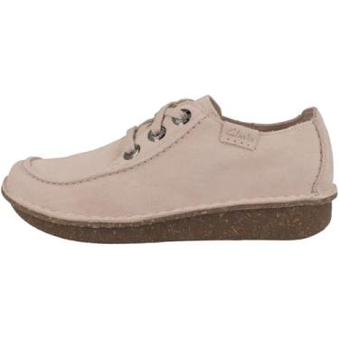 Imagem de Clarks Sapato Oxford feminino, Lea rosa claro, 35