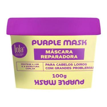Imagem de Máscara Reparadora Lola Purple Mask Cabelos Loiros 100g