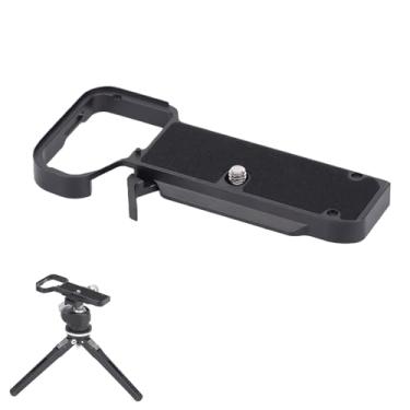 Imagem de SZZCNOX Placa de base para Sony Alpha A7C II, placa de montagem inferior com placa de liberação rápida Arca para câmera sem espelho Sony Alpha A7C II, placa de base de metal com orifício de parafuso