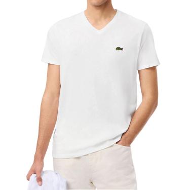 Imagem de Camiseta Lacoste Algodão Pima Branca-G