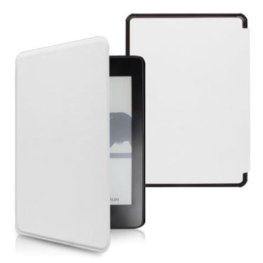Imagem de Yzlvigrous Capa de Padrão Cruzado para Kindle Paperwhite 11ª Geração 2021, Capa Ultra Slim PU com Sono Automático e Wake, Modelo Compatível com Tampa de 6.8 Polegadas: M2L3EK/M2L4EK