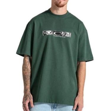 Imagem de Camiseta Volcom Comfort Critter WT25 Masculina-Masculino