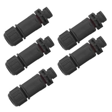 Imagem de LiebeWH Conector de Cabo de Aviação de 4 Pinos Com Fivela E7, à Prova d'água, Conectores de Fio Elétrico para Iluminação Externa, Equipamentos de Automação