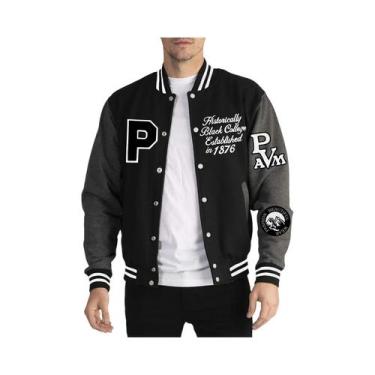 Imagem de Jaqueta Esportiva Unissex Oversized Com Estampa De Slogan De Time De B