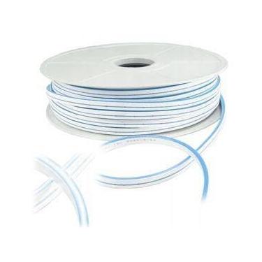 Imagem de Fita Luz Azul LED 12V 50 Metros com Ajuste de Brilho – Ideal para Ambientes Decorativos, Projetos Profissionais, Iluminação Contínua e Uniforme – Rolo 50M 12W Econômico