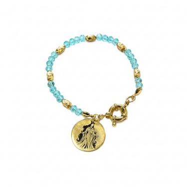 Imagem de Pulseira Orixá Iemanjá Semijoia