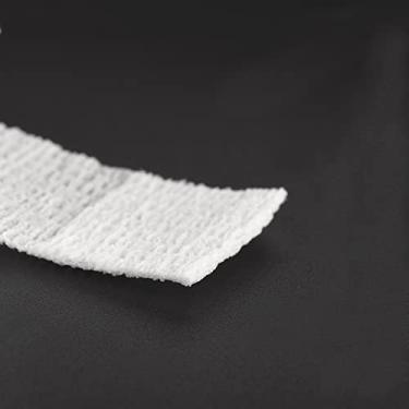 Imagem de ZJchao Bandagem de Tubo, Envoltório Elástico Autoadesivo para Aderência e Suporte de Pulso, Pele e Roupas Antiaderentes, Boa Respirabilidade, Com Absorção de Suor, para Cotoveleiras de (Branca)