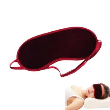 Imagem de Máscara de dormir magnética para venda, cobertura de sombra de olhos ajustável blackout para noite com alça ajustável para soneca de viagem