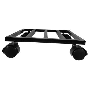 Imagem de YYBOES Base para vaso de flores, bandeja com rodas, suporte de plantas, suporte de vaso de flores com rodas, carrinho de plantas com rodas, suporte de vaso de flores com rodízio, suporte móvel para