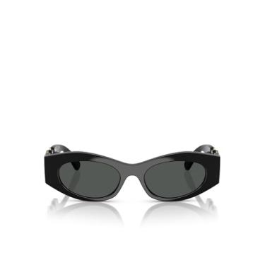 Imagem de Versace Óculos de sol femininos armação preta, lentes cinza escuro, 51 mm, Preto, cinza escuro, 51/18/140