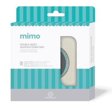 Imagem de Mimo – Fita Banana Dupla Face 2mm x 1,8cm x 5m – Adesiva, Livre de Ácidos e Destaca Fácil – Para Scrapbook, Papelaria e Artesanato 3D