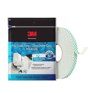 Imagem de Fita Dupla Face 19Mm X 20M Vhb 4026 Fp Branca 3M