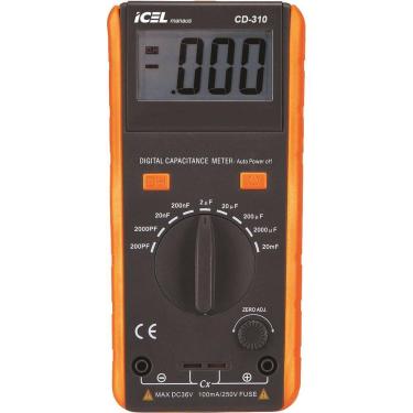 Imagem de Capacímetro Digital 200pf A 20milif Cd-310 Icel
