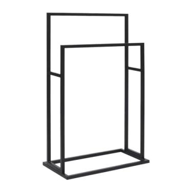 Imagem de Toalheiro de metal multifuncional organizador de armazenamento de banheiro rack de armário de cozinha design econômico fácil de instalar estrutura estável adequado para uso doméstico e hotel mantenha