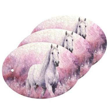 Imagem de Wassud Esponjas de lavagem de louça de polpa de madeira de cavalo para pintura em aquarela, esponjas para limpeza, pratos de limpeza, panelas, panelas, esponjas que não arranham para uso doméstico