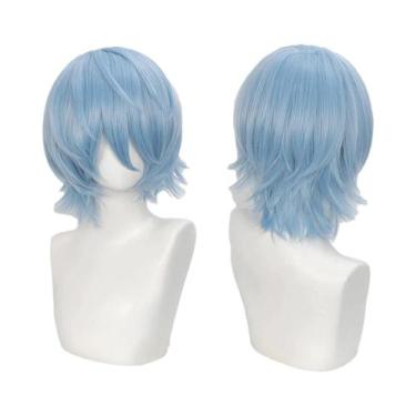 Imagem de Peruca Sintética Curta E Ondulada De 14 Polegadas Para Mulheres, Resis