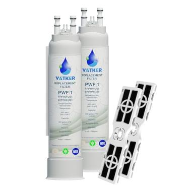 Imagem de Filtro de água de substituição FPPWFU01 para filtro de água Frigidaire FPPWFU01, compatível com PurePour PWF-1, EPPWF01 PureAdvantage PWF-1 e PureAir AF-2 FRGPAAF2 Combo de filtro de ar (2+2)
