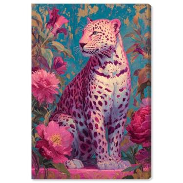 Imagem de Decoração de parede rosa com impressão em tela Amaranth Apex por Art Remedy, Gallery Wrapped, 25 x 38 cm