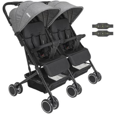 Imagem de Carrinho Kiddo para Gemeos Duplo Mascote Grafite