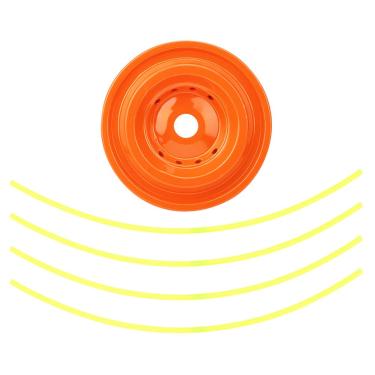 Imagem de Pssopp Cabeça de Aparador de Grama de Alumínio, Cortador de Escova, Fácil de Usar, Durável Com 4 Linhas de Aparador, Ferramentas de Jardim, Acessório de Cortador de Grama