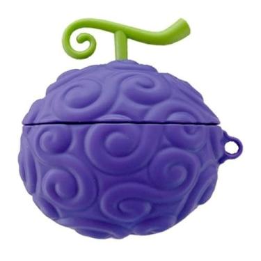 Imagem de Capa de fone de ouvido para Airpods Pro 3, linda capa protetora de silicone anime estilo fruta diabo compatível com Airpods Pro 3 2025 para meninos e meninas