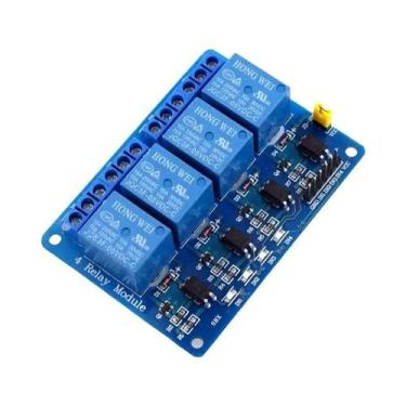 Imagem de Módulo De Relé Multi-Canal Para Arduino Raspberry Pi DC 5V 12V 24V Com