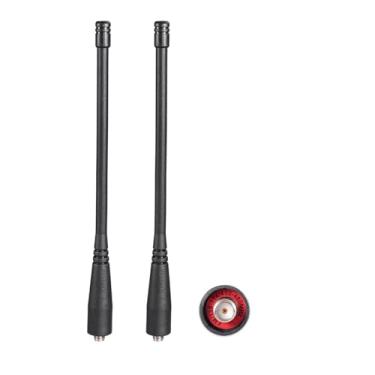 Imagem de SZSAUTO Antena de rádio amador banda dupla VHF UHF 136-174MHz 400-470MHz SMA fêmea portátil rádio bidirecional Walkie Talkie antena macia para Wouxun KG-659 KG-669 Baofeng BF-F8HP UV-5R UV-82 GT-3