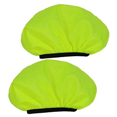 Imagem de VANZACK Bolsa de guidão de bicicleta, capa de chuva, impermeável, bolsa de ciclismo para mountain bikes, equipamentos ao ar livre, conjunto de 2 peças compatível com 2 peças